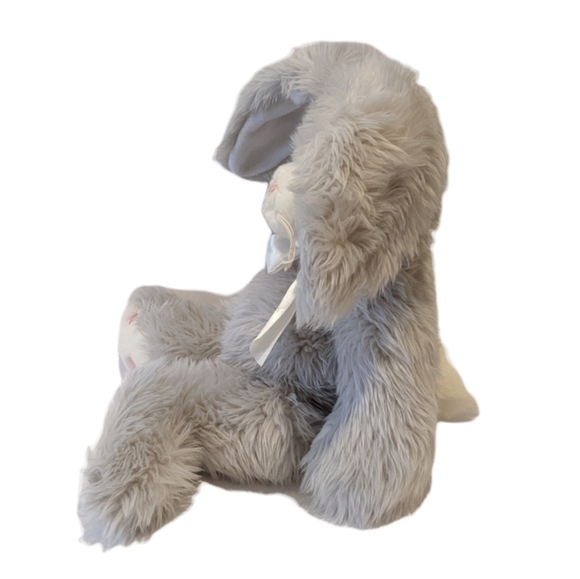 GANZ Rosa grey bunny rabbit plush 15” - Picture 4 of 6